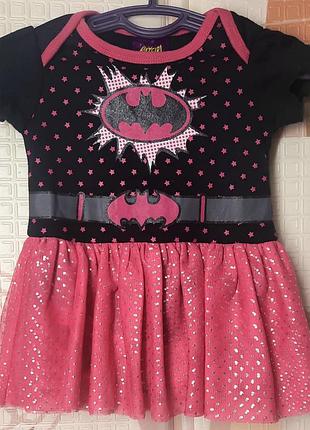 Платье-боди на девочку 0-6миенцев