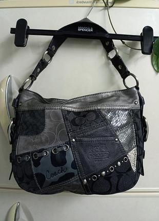 Сумка кожа женская coach англии