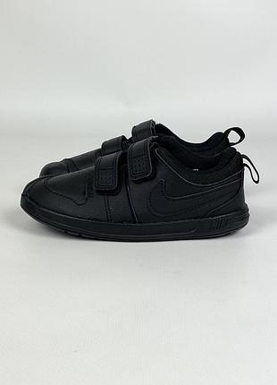Кросівки nike pico 5 tdv black ar4162-001 оригінал шкіряні чорні на хлопчика розмір 26