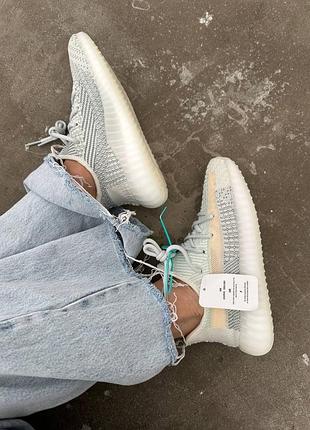 Жіночі кросівки adidas yeezy boost 350 “cloud white” premium