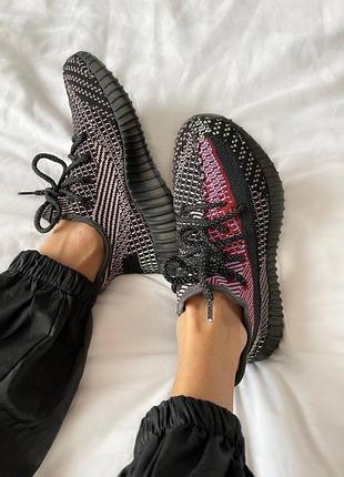 Жіночі кросівки adidas yeezy boost 350 yecheil reflective