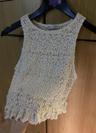 Кофточка топ от бренда zara