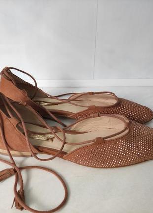 Брендові натуральні туфлі на шнурівці gabor3 фото