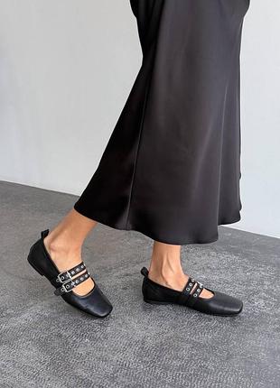 В наявності та під замовлення мʼякі балетки натур шкіра чорні 36-41р