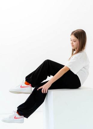 Стильні спортивні штани для дівчат палаццо, спортивні штани палаццо кльош,спортивні штани широкі5 фото