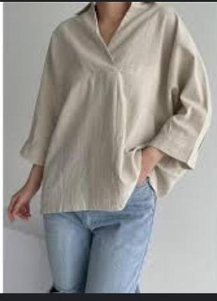 Невесомая блуза с вышивкой на спине