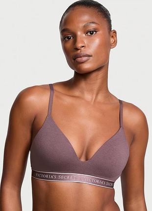 Хлопковый бюстгальтер без пуш-ап и косточек victoria’s secret оригинал лифчик виктория сикрет