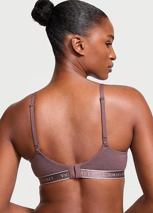 Хлопковый бюстгальтер без пуш-ап и косточек victoria’s secret оригинал лифчик виктория сикрет3 фото