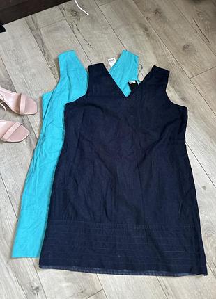 Льняна сукня сарафан