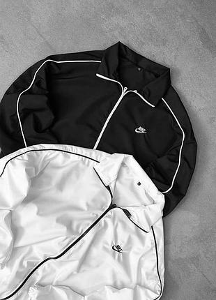 Мужская ветровка найк nike, белая, черная