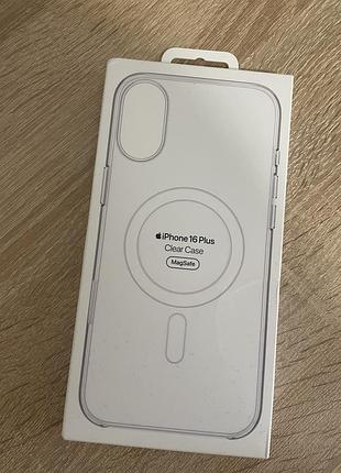 Чохол apple beats with magsafe для iphone 16 plus прозорий
