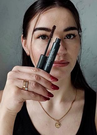 Сенсаційна туш для вій «спокусливий вигин» alix avien коричнева, 9 г