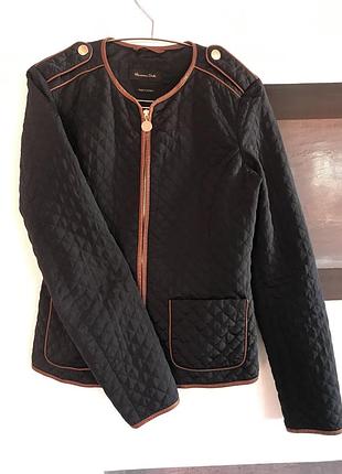 Куртка massimo dutti - стьобана, жіноча