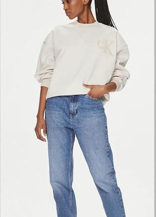 Кофта на флисе calvin klein оверсайз 44-48р