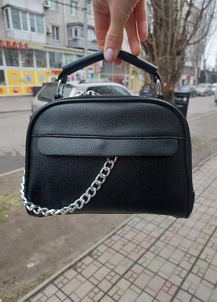 Клатч женский сумка женская кроссбоди черная