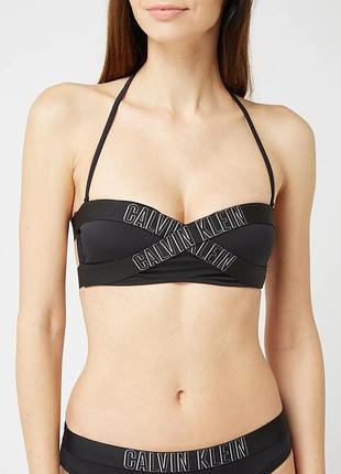 Красивый бюстгальтер верх от купальника со съёмными бретелями calvin Jaune klein