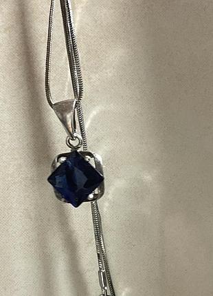 Серебряная подвеска, кулон с цепочкой3 фото