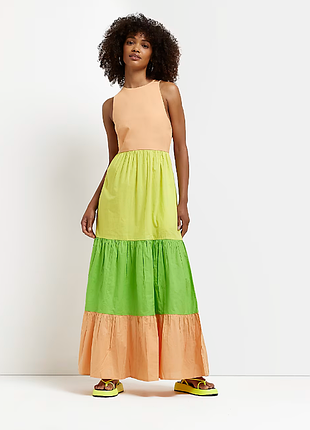 Стильный сарафан/платье макси river island. оригинал. англия.