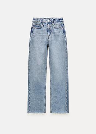 Жіночі джинси прямого крою zara straight fit 36 s
