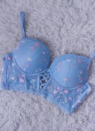 Шикарный корсетный бюстгалтер,размер s.