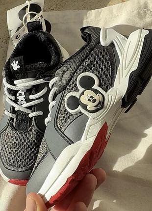Zara кроссовки кеды зара 24 микки mickey mouse