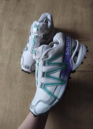 Крутые женские беговые кроссовки salomon, франция,р.36,5