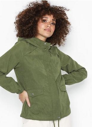 Удлиненная женская ветровка на подкладке, размер s, цвет хаки, женская куртка, плащ