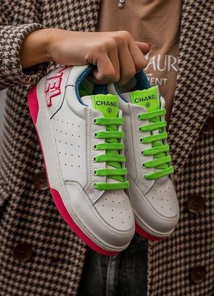 🌼💖кеди жіночі white pink💖🌼жіночі кросівки люкс