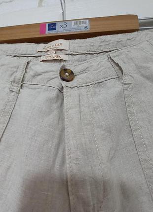 Брюки льон 4