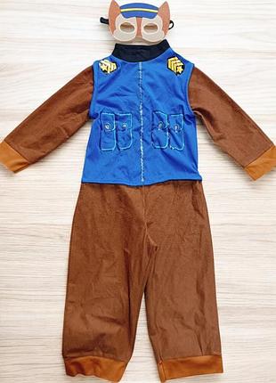Костюм щенячий патруль гонщик 3-4 года
