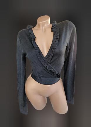 Кофта на запах женская