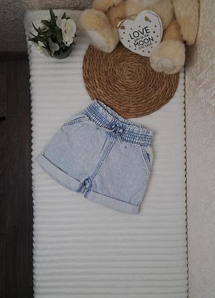 Высокие джинсовые шорты denim co 2-3 года