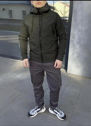 Куртка softshell + котонові штани-карго