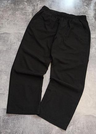 Широкі спортивні нейлонові штани puma vintage track pants спортивки nylon пума зі шнурком і кишенями