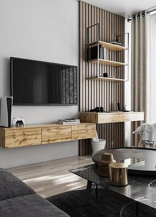 Підвісна тумба під тв (т-221)