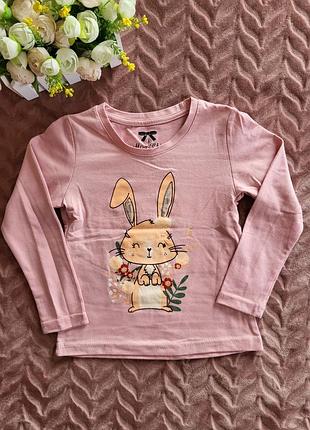 Фирменный лонгслив зайчонок