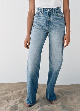 Прямые джинсы zara