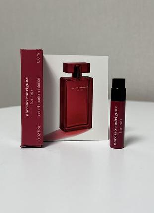 Оригинальный образец аромата Narciso rodriguez for her toilette intense