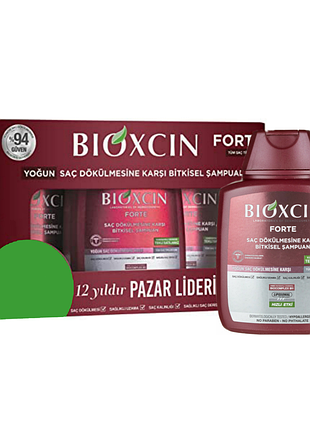 Шампунь проти випадіння волосся biota bioxcin (bioxsine, біоксин) forte 3х300 мл