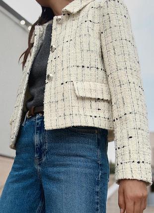 Женский короткий блейзер zara