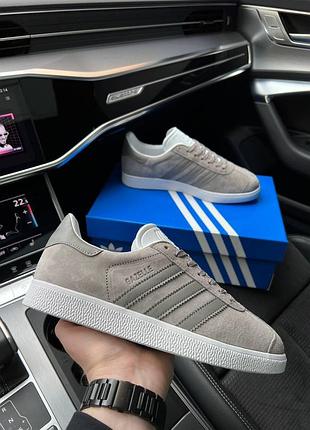 Чоловічі кросівки adidas originals gazelle gray