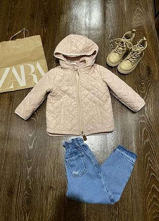 Мега стильная легкая стеганная куртка рубашка, сорочка h&m 92 размер