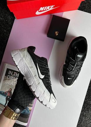 Женские кроссовки nike p-6000 w white black