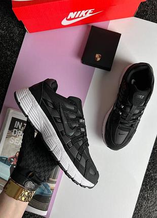 Жіночі кросівки nike p-6000 w black grey white