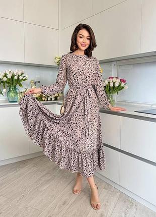 Женское платье миди