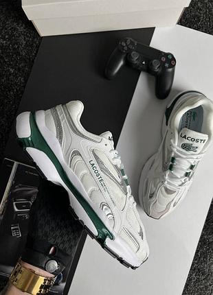 Чоловічі кросівки lacoste l003 2k24 white green
