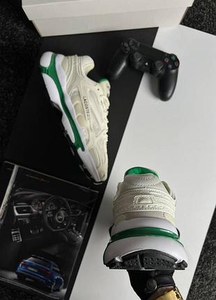 Чоловічі кросівки lacoste l003 2k24 beige white Slide5 фото