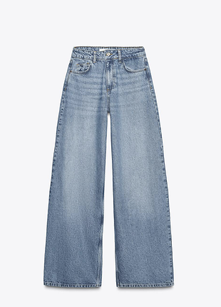 Широкие джинсы на средней посадке baggy jeans