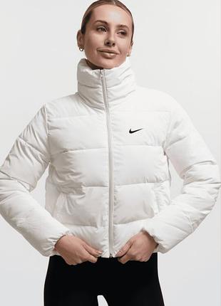 Жіноча куртка nike біла 53186