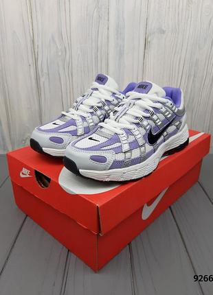 Кросівки жіночі nike collection p-6000 white purple